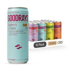Goodrays CBD Drinks 12 x 250ml - Four Flavour Mixpack