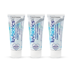 Probiotic Luvbiotics Whitening Toothpaste - 3 pack - Fluoride Toothpaste