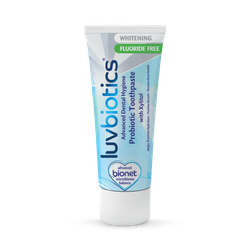 Probiotic Luvbiotics Fluoride Free Whitening Toothpaste