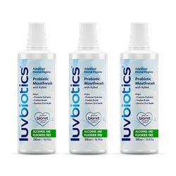 Probiotic Luvbiotics Fluoride Free Mouthwash - 3 pack