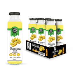 OORG Natural Banana Fruit Juice 250ml x 6