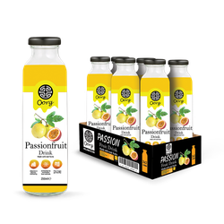OORG Natural Passion Fruit Juice 250ml x 6