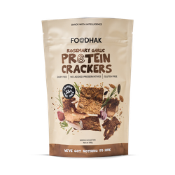 Rosemary Garlic Protein Crackers