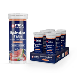 MaxiNutrition Hydration tabs, Watermelon, Zero Sugar 6 x 10 Tablets (6 Pack)