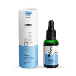 Love Hemp CBD Oil Liquid Drops 3000mg Natural 30 ml