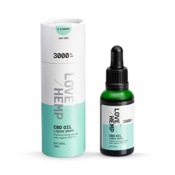 CBD Oil Liquid Drops 3000mg - Natural