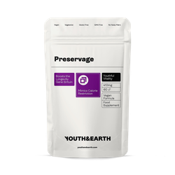 Preservage (Trans-Resveratrol, Curcumin, Quercetin, BioPerine ) 410mg 60 capsules - Preservage Longevity Polyphenol Complex, 60 Capsules