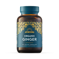 Ayurvediq Organic Ginger Caps - 60's Capsules