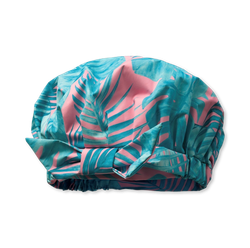 Luxury Palm Blush Shower Cap