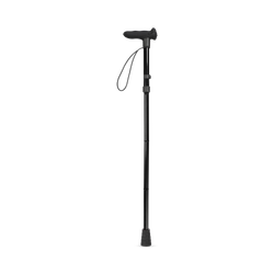 Black Folding Walking Stick - Right Handed