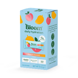 Bloom Hydration Sachets Peach Mango 5 Sachets