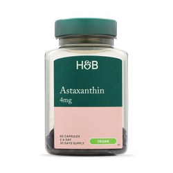 Holland & Barrett Astaxanthin 4mg​ 60 Capsules