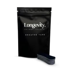 Longevity Breathe Tape - 30 Strips - Black