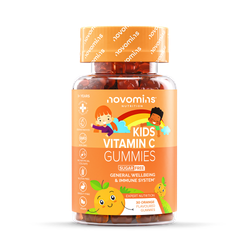Novomins Kids Vitamin C gummies Orange 30 Gummies