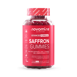 Novomins Saffron Gummies Strawberry 60 Gummies