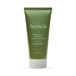 ARENCIA Green Tea + LHA Deep Pore Rice Cake Cleanser 150g