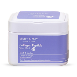 MARY&MAY Collagen Peptide Vital Mask Pack (30 sheets)