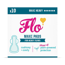 Flo Bamboo Maxi Pads 10 Pads