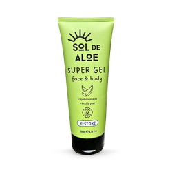 Aloe Vera Super Gel with Hyaluronic Acid & Prickly Pear 200ml