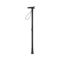 Cool Crutches Black Glitter Walking Stick Left Hand