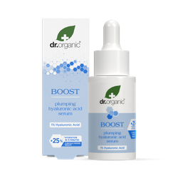 Dr Organic Boost Plumping Hyaluronic Acid Serum 30 ml