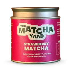 The Matcha Yaad Strawberry Matcha 25g tin