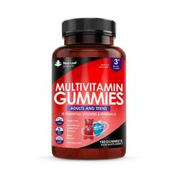 New Leaf Products Multivitamin Adult & Teen with 16 Essential Vitamins & Minerals 180 Gummies