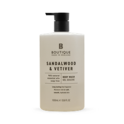 Boutique Body Wash Sandalwood & Vetiver 1000ml