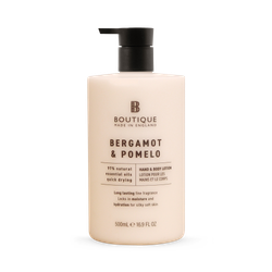 Boutique Hand & Body Lotion Bergamot & Pomelo 500ml