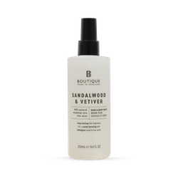 Boutique Hair & Body Mist Sandalwood & Vetiver 250ml