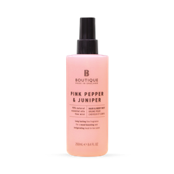 Boutique Hair & Body Mist Pink Pepper & Juniper 250ml