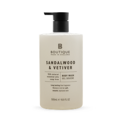 Boutique Body Wash Sandlewood & Vetiver 500ml
