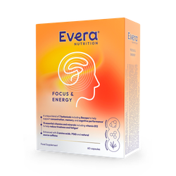 Evera Nutrition Focus and Energy 60 Capsules