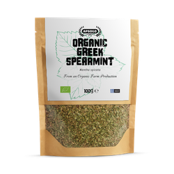 APSOGO Organic Spearmint Tea Loose Leaf Herbal Tea from Greece - 100g