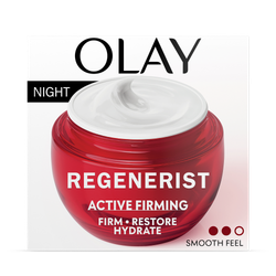 Olay Regenerist Night Face Cream Moisturiser with Anti-ageing Niacinamide and Peptides 50ml