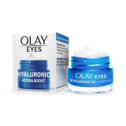 Olay Hyaluronic Acid Eye Cream, Hydrating Skincare With Niacinamide: Plump, Smooth, 15ml