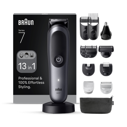 Braun All-in-One Series 7, AIO7560, 13in1 Grooming Kit - Grey