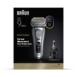 Braun Series 9 PRO+ Electric Shaver, Pro SensoAdapt, SmartCare Center, 9667CC, Silver