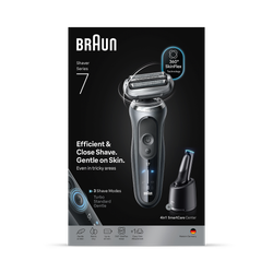 Braun Series 7 Electric Shaver, SmartCare Center, +1 Attachment, 72-G7200CC, Grey