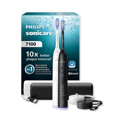 Philips 7100 Toothbrush White and Black with Charging Case