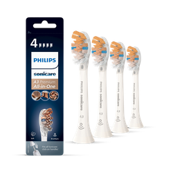 Philips Sonicare A3 Premium All-in-One 4 White sonic toothbrush heads