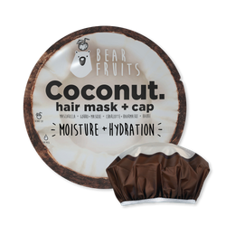 Bear Fruits Coconut Moisture Hydration Hair Mask & Hair Cap