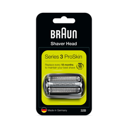 Braun Series 3 32B Electric Shaver Head Replacement - Black