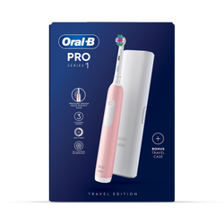 Oral-B Pro Series 1 Pink Electric Toothbrush, Designed By Braun