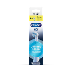 Oral-B iO Series Ultimate Clean, Original Brush Heads, CrissCross Bristles, 4