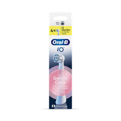 Oral-B iO Series Gentle Care, Original Brush Heads, for Sensitive Gums, 4