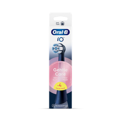 Oral-B iO Series Gentle Care Black, Original Brush Heads, for Sensitive Gums, 4