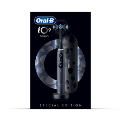 Oral-B iO 9 Electric Toothbrush, Black, 1 Brush Head, Charging Travel Case, Gift Edition