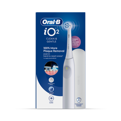 Oral-B iO 2 Electric Toothbrush, White, 1 Brush Head, Travel Case