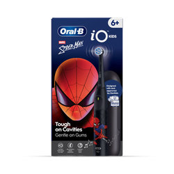 Oral-B iO Kids Marvel Spiderman Electric Toothbrush, 1 Toothbrush Head, 1 Travel Case